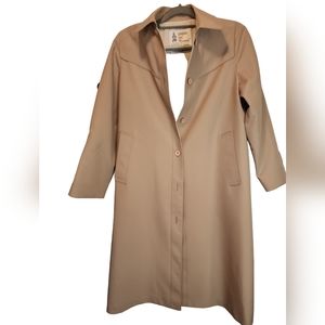 London Fog rain dress coat small
